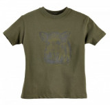  - Hubertus Kids T - Shirt Keilerkopf , barva rákosí. Velikost 104. olivová / 116