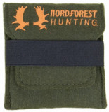  - Nordforest Hunting jehlová plstěná nábojnice 5 kuliček, barva zelená. Hnědá barva.