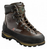  - Andrew Schnittschutzstiefel Rozes Wood Welt, Farbe braun. Größe 39. hnědá / 41