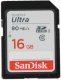  - SanDisk Ultra SD-Karte, Speicherkapazität 16 GB. Spsvetlý dubrkapazität 16 GB.