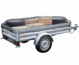  - Car Přívěsy - Cargo net , Fb. zelená / 2 x 3 m / 6 mm ?  Barva černá. 2,70 x 1,80 m. 5mm ?. Rozšiřitelná na 3,00 x 4,00 m. Reprodukce na velikosti ok 100 mm. 22 Kunststoffhaken. Hmotnost 4100 g. 