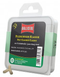  - Ballistol Classic Felt Cleaner, plechovka 60 kusů, ráže .22 / .222 / .223 / .224 / 5,5 mm / 5,56 mm / 5,6 mm / .228. Kaliber 8,5 mm / .338 / 9 mm / .357 / 9,3 mm / .375 / .38.