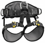  - Petzl postroj Avao Sit Fast, barva černě žlutá. Velikost 0. Barva černo-žlutá. Velikost 0.