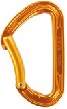  - Karvinka Petzl snap, zakřivená kanice. Oranžová barva. Zakřivené kanice. Barva oranžová.