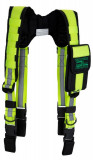  - Schultertragesystem mit Smartphonetasche, Farbe neongelb. Farba neonrange.