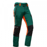 - Kalhoty Timbermen letní střih BaySF, velikost: XS, délka nohy: normální Zelená/oranžová / XXL - 5 cm