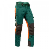  - Kalhoty Timbermen pro celosezónní střih BaySF, velikost: L, délka nohavic: normální Zelená/oranžová / 3XL + 5 cm