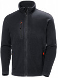  - Fleecová bunda Helly Hansen Oxford, barva tmavě šedá. Velikost XS. Tmavě šedá / 4XL
