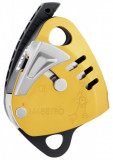  - Petzl Abseilgerät Maestro, Größe S. Seil-O 10,5 - 11,5 mm. Lasten bis 250 kg. Veľkosť S. Seil-O 12,5 - 13 mm. Lasten bis 380 kg.